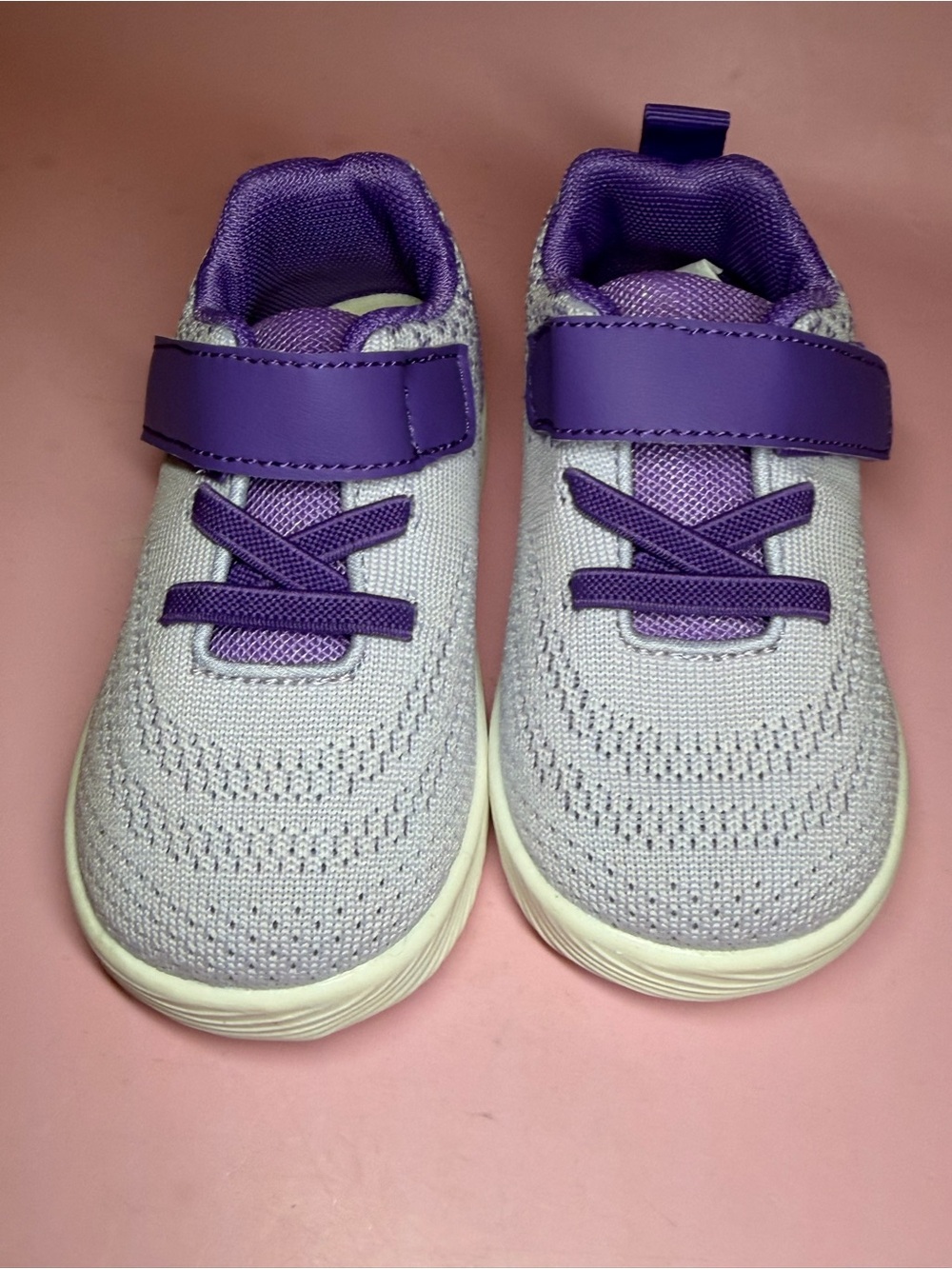 Morendl Kids purple and white shoes In 140 0+ month